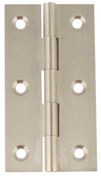 Butt Hinge 76 x 40 mm Brass With fixed brass pin Polished brass 354.24.853