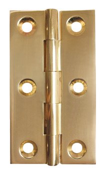 Broad Style Hinge 75x42mm Brass Copper 354.19.930