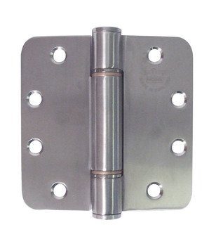 Butt Hinge 114 x 114 mm Grade 316 Stainless Steel Loadmaster ANSI hole pattern (template drilled) Radius corners polished 926.91.311