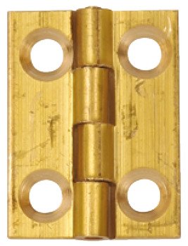 Butt Hinge 25 x 19 mm Brass Self coloured 354.24.800