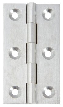 Broad Style Hinge 64 x 35 mm Brass With brass pin Antique brass 354.19.129