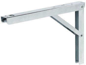 Hinged Bracket Adj 400mm 60kg/Pr Steel Glv 287.55.940