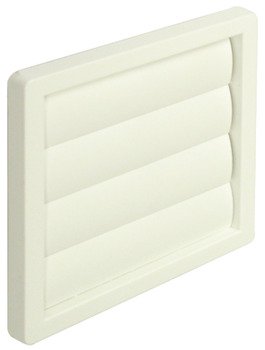 Manrose 100mm Grav Flap Wall Grille Wht 565.30.830