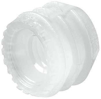 Glue-In Sleeve M4 - M8 Internal Thread Plastic with Grooves for Glue M6 internal thread for Ø 10 mm hole length 11 mm outer Ø 11 mm 039.33.266