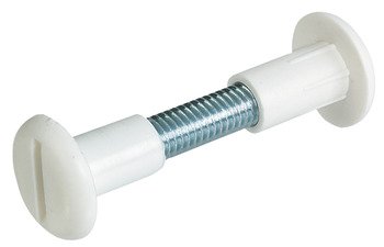 Connecting Screw & Cap 39mm Steel White 267.06.702
