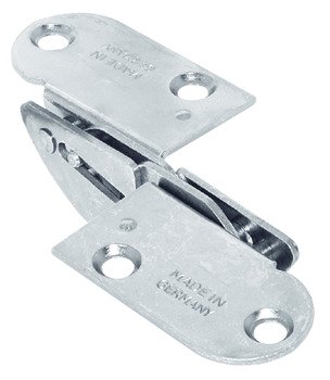 Flap and Table Hinge Folding Leaf Recess-mounted Wood thickness 18 mm Dim A 25 mm Dim B 47 mm 341.30.509