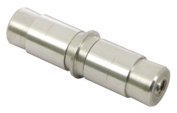 Rail Connector 303 Stainless Steel Cubicle Fittings PBA Stainless steel fittings for 13 mm board partitions 60 mm x Ø 21.3 mm 980.34.460
