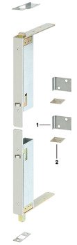 Flush Bolt Fully Automatic for Timber Doors Stainless Steel or Brass Automatic locking and release Polished brass 911.62.035