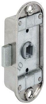 Espagnolette Lock Piccolo Nova Case Backset 15 or 25 mm with Aperture for 7 mm Square Spindle Without lock rosette Matt nickel plated right hand 225.57.606