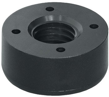Furniture Glide D55x23mm 60kg Plastic Black 635.91.310