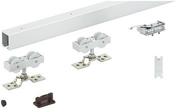 Fitting Set for Sliding Interior Doors Hawa-Junior 120/A Top hung system For 1 door 941.20.018