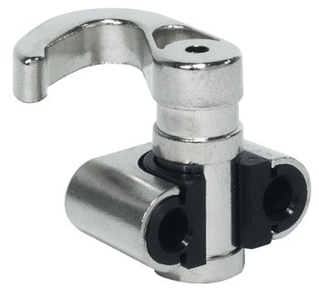 Top and Bottom Catch Hook for Screw Fixing Espagnolette For rod Ø 6 mm 226.30.761