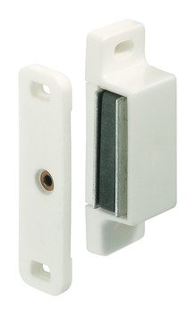 Magnetic Catch for Screw Fixing Square Pull 3-4 kg white 246.26.711