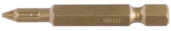 Driver Bit Torsion Pozi 1/4" Size: PZ1 for screw Ø 3 mm