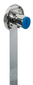 Central Lock Case with Bar Symo 3000 For combination with Symo cylinder removable core Length 600 mm nickel plated 237.48.600