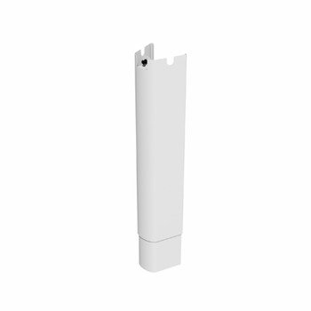 Ropox Cover-Leg 2 Sec w SuppFoot Steel Wht 506.16.734