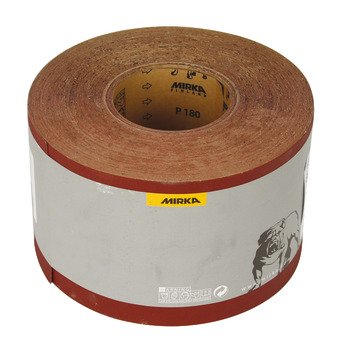Abrasive Roll 50 m Roll Mirka Avomax For hand and power sanding Grit: 80 Set qty: 10 005.58.352