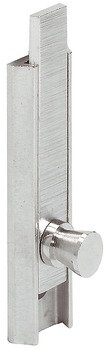 Furniture Bolt with Straight Slide Concealed Screw Fixing Matt nickel plated length: 60 mm lift: 11 mm 252.01.638