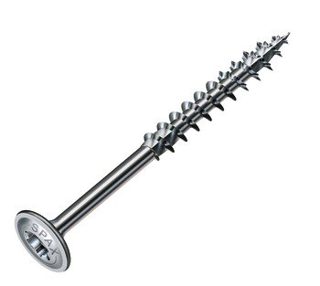 Spax Screw, Washer Head, T-Star, Fully Threaded, 6.0 x 80 mm, TS30 010.86.501
