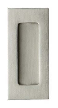 Pull Handle Flush 102 x 50 mm Brass Concealed fixing Satin nickel plated 901.01.706