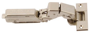 Concealed Cup Hinge 110° for Thin Doors Tiomos M9 Tipmatic nickel plated 348.30.440