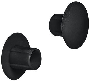 Cover Caps D10mm Blind Phillips Plastic Black 9005 024.02.355