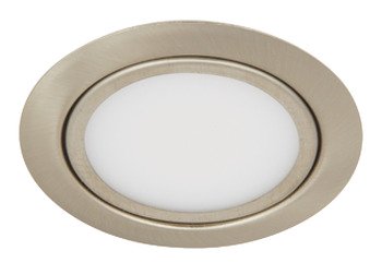 LED Downlight 12 V Rated IP 20 2.4 W Loox Compatible Brushed nickel plated finish light colour 3000 K 833.01.670