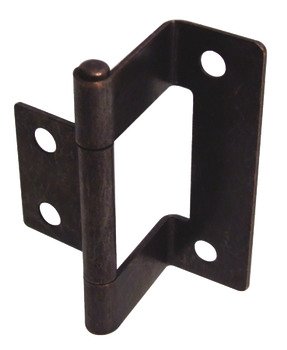 Flush Hinge Cranked 15-16 mm Door Thickness Steel For medium duty applications Florentine bronzed 351.96.118