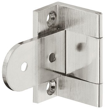 Butt Hinge Neuform Brass for Overlay Doors For door thickness 19-20 mm for side panel thickness from 17 mm polished nickel plated 307.04.708