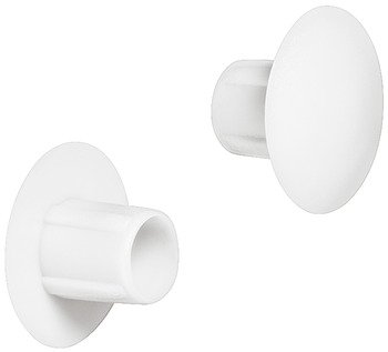 Cover Cap for Blind Holes Ø 5 mm Plastic For push fitting White RAL 9010 024.02.753