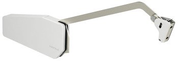 Bi-Fold Lift Up Fitting for 2-Piece Same Size Wooden/Aluminium-Frame Flaps Free Fold For two-piece flaps with division 1:1 made from wood or with aluminium frame For cabinet height 840-910 mm for flap weight 4.7-8.9 kg grey 372.38.573