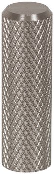 Knob Aluminium Ø 10 mm Graf 2 Stainless steel effect 132.19.100