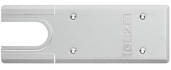 Cover Plate for Geze TS 550 NV Floor Spring Satin stainless steel 932.10.110
