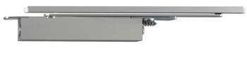 Door Closer With electromechanical hold open function With guide rail silver coloured 931.14.359