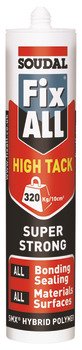 Soudal FixAll Hi-Tk Sealant 290ml Black 003.50.232