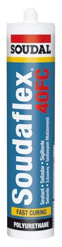 Flexible Sealant Polyurethane Tube 310 ml Soudal Soudaflex 40FC Flexible gap sealant and adhesive based on polyurethane White
