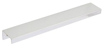 Lister Trim Handle Aluminium Bru Nickel 256mm Fixing Centres 126.17.642