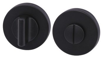 RO12 Escutcheons D52mm WC Set Zinc Alloy Black 900.54.991