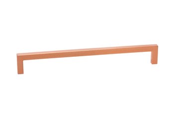 U Pull Handle Zinc Alloy Bru Copper 28.5x128mm Fixing Centres 108.66.376