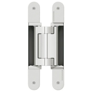 3D Hinge 180° Aluminium Zinc Diecast and Steel Tectus TE 640 3D A8 FR 3-way continuous adjustment Matt black (Incorrect number 924.19.413 shown in TCH Architectural Hardware 2019 catalogue) 924.17.413