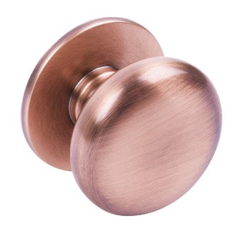 Knob Brass Ø 30-35 mm Delia Ø 35 mm - Antique copper 110.35.107