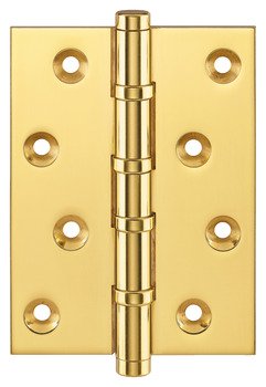 Butt Hinge Ball Bearing 100 x 75 mm Brass Polished chrome plated 926.23.112