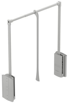 2004 WithRobe Pull Rail 770-1200mm Chrome/Black 805.20.056