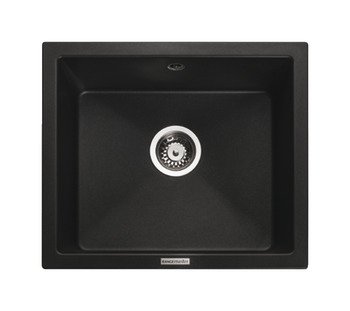 Sink Single Bowl Rangemaster Paragon Igneous Granite Rangemaster Single Bowl PAR4553 Black 565.57.321