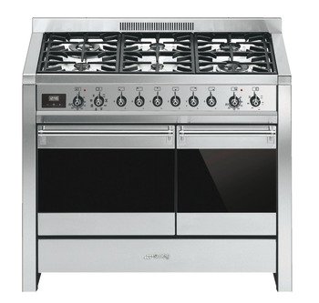 Cooker Dual Fuel with Double Oven 1200 mm Smeg Opera A4-81 - Stainless steel 536.04.853