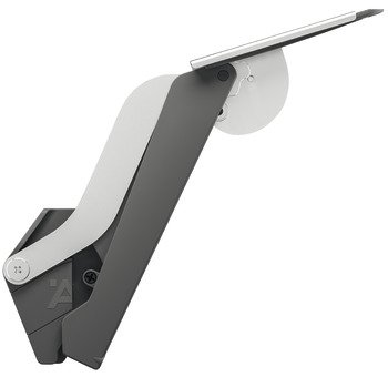 Single Door Flap Fitting Complete Set Free Space 1.11 90° or 107° opening angle Model D anthracite 372.27.352