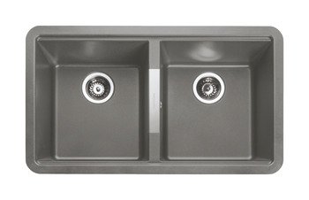 Sink Double Bowl Rangemaster Paragon Igneous Granite Rangemaster Double Bowl PAR2641 Grey 565.57.501