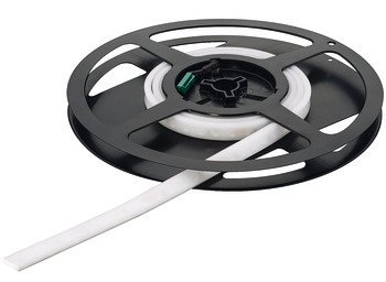 LED Flexible Strip Light 24 V with Silicone Sleeve Rated IP44 Loox5 LED 3099 For groove 4 x 10 mm 120 LEDs/m 9.6 W/m Length 3 m warm white 2700 K 833.75.260