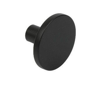 Como Knob Zinc Alloy Matte Black D41x25mm 106.66.287