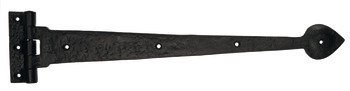 Working Strap Hinge Cast Iron Arrow-Type Black antique Length 390 mm x Height 102 mm 926.33.710